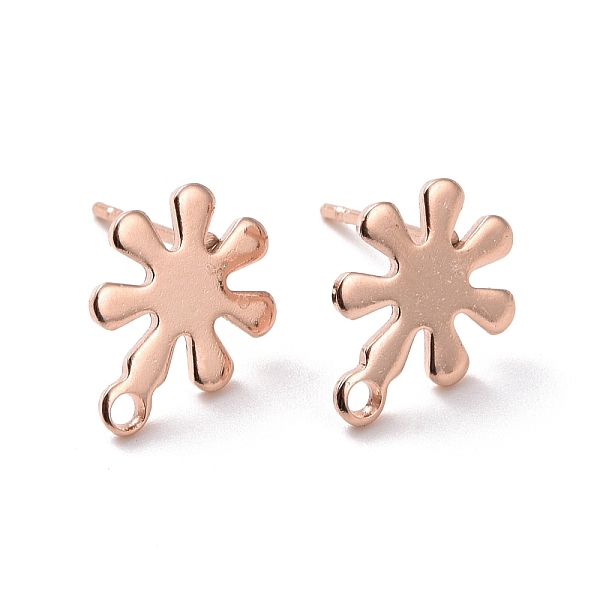PandaHall 201 Stainless Steel Stud Earring Findings, with Horizontal Loop and 316 Stainless Steel Pin, Snowflakes, Real Rose Gold Plated...
PandaHall 201 Stainless Steel Stud Earring Findings, with Horizontal Loop and 316 Stainless Steel Pin, Snowflakes, Real Rose Gold Plated...