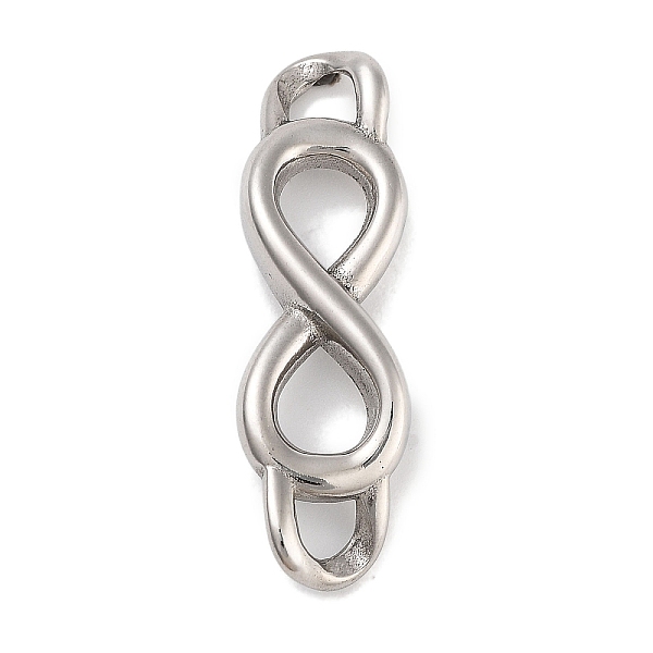 PandaHall 304 Stainless Steel Infinity Links, for Leather Cord Bracelets Making, Stainless Steel Color, 35x10.5x5mm, Hole: 3.5x4.5mm 304...
PandaHall 304 Stainless Steel Infinity Links, for Leather Cord Bracelets Making, Stainless Steel Color, 35x10.5x5mm, Hole: 3.5x4.5mm 304...