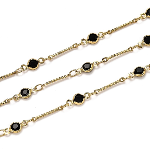 PandaHall 3.28 Feet Handmade Brass Bar Link Chains, with Glass, Long-Lasting Plated, Soldered, Golden, Black, Link: 13x1.8x1mm Brass+Glass...
PandaHall 3.28 Feet Handmade Brass Bar Link Chains, with Glass, Long-Lasting Plated, Soldered, Golden, Black, Link: 13x1.8x1mm Brass+Glass...