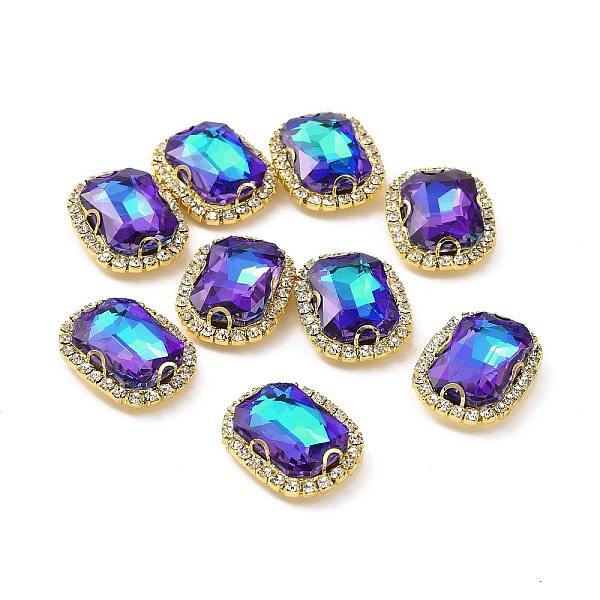 PandaHall Rectangle Octagon Sew on Rhinestone, Faceted Glass Rhinestone, Multi-Strand Links, with Golden Tone Brass Rhinestone Settings..., Blue
PandaHall Rectangle Octagon Sew on Rhinestone, Faceted Glass Rhinestone, Multi-Strand Links, with Golden Tone Brass Rhinestone Settings..., Blue