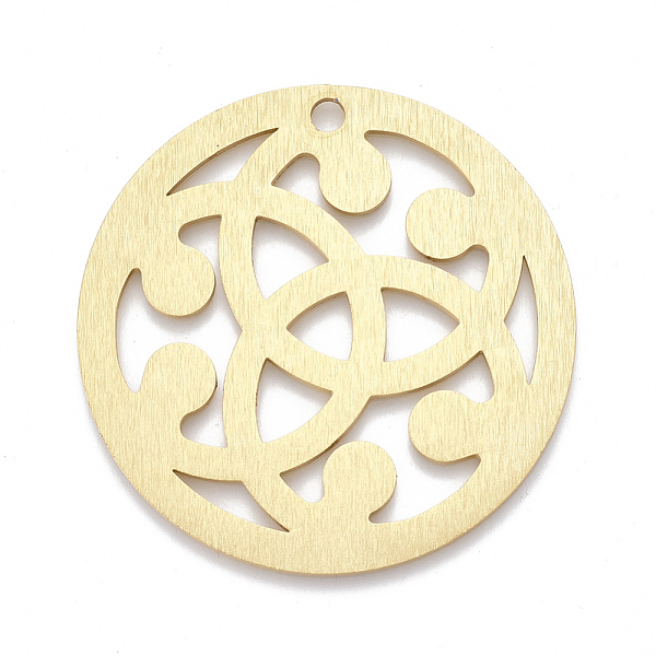 PandaHall Aluminium Big Pendants, Laser Cut Big Pendants, Flat Round, Golden, 50x1mm, Hole: 3mm Aluminum Flat Round
PandaHall Aluminium Big Pendants, Laser Cut Big Pendants, Flat Round, Golden, 50x1mm, Hole: 3mm Aluminum Flat Round