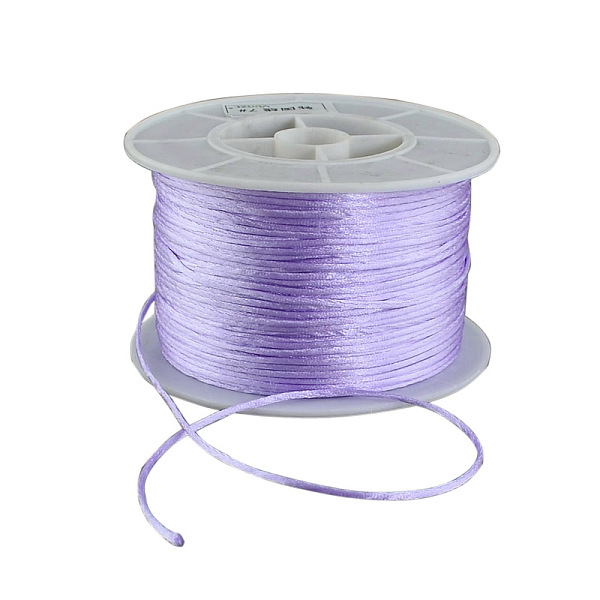 PandaHall Round Nylon Thread, Rattail Satin Cord, for Chinese Knot Making, Lilac, 1mm, 100yards/roll Nylon Purple
PandaHall Round Nylon Thread, Rattail Satin Cord, for Chinese Knot Making, Lilac, 1mm, 100yards/roll Nylon Purple