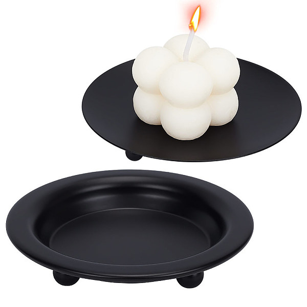 PandaHall 4Pcs 2 Styles Iron Candle Holder, Round, Black, 9.9~10.6x1.25~2.5cm, 2pcs/style Iron Flat Round Black
PandaHall 4Pcs 2 Styles Iron Candle Holder, Round, Black, 9.9~10.6x1.25~2.5cm, 2pcs/style Iron Flat Round Black