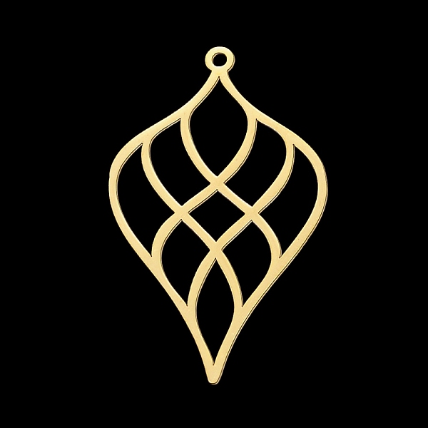 PandaHall 201 Stainless Steel Pendants, Laser Cut, Leaf, Golden, 40x25x1mm, Hole: 1.6mm 201 Stainless Steel Leaf
PandaHall 201 Stainless Steel Pendants, Laser Cut, Leaf, Golden, 40x25x1mm, Hole: 1.6mm 201 Stainless Steel Leaf