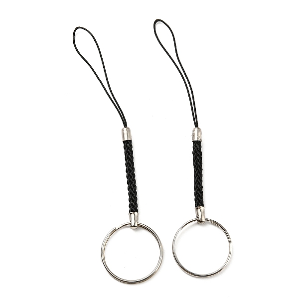 PandaHall Polyester Cord Mobile Straps, with Platinum Plated Iron Findings, Black, 10.1~10.2cm Polyester Black
PandaHall Polyester Cord Mobile Straps, with Platinum Plated Iron Findings, Black, 10.1~10.2cm Polyester Black
