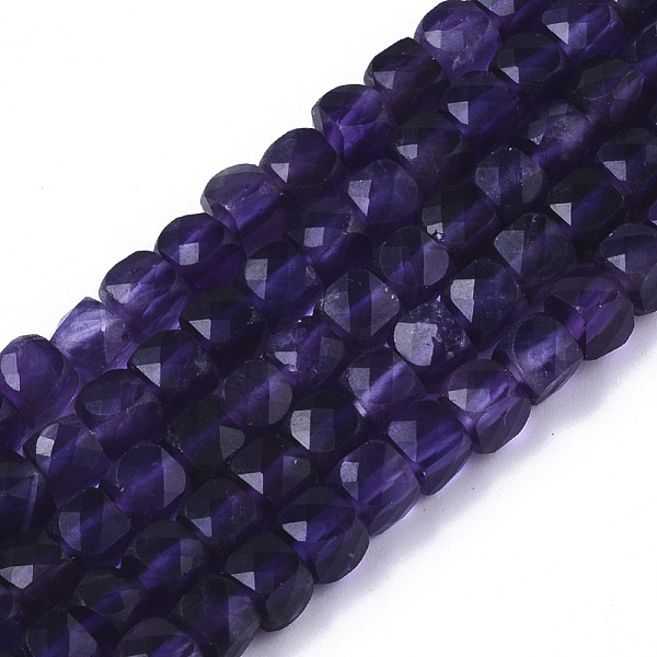 PandaHall Natural Amethyst Beads Strands, Faceted, Cube, 4~4.5x4~4.5x4~4.5mm, Hole: 0.8mm, about 100pcs/strand, 15.35 inch(39cm) Amethyst...
PandaHall Natural Amethyst Beads Strands, Faceted, Cube, 4~4.5x4~4.5x4~4.5mm, Hole: 0.8mm, about 100pcs/strand, 15.35 inch(39cm) Amethyst...
