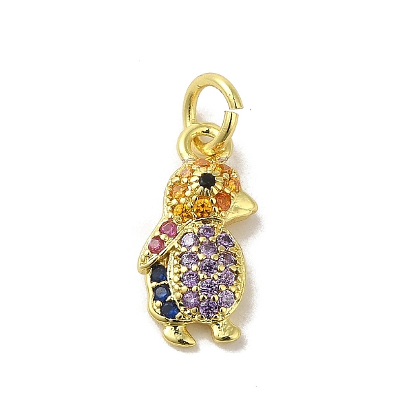PandaHall Real 18K Gold Plated Brass Pave Colorful Cubic Zirconia Pendants, with Jump Rings, Bird, 14x6.5x3mm, Hole: 3mm Brass+Cubic...
PandaHall Real 18K Gold Plated Brass Pave Colorful Cubic Zirconia Pendants, with Jump Rings, Bird, 14x6.5x3mm, Hole: 3mm Brass+Cubic...