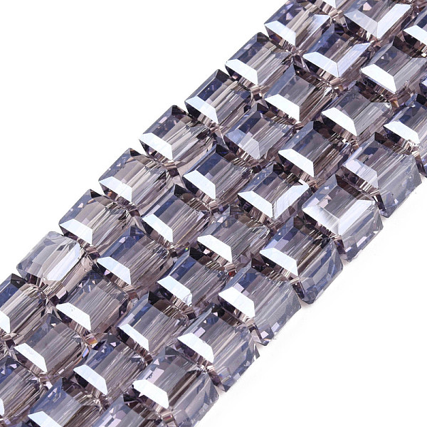 PandaHall Electroplate Transparent Glass Beads Strands, Faceted, Cube, Slate Blue, 7x7x6.5mm, Hole: 1.2mm, about 100Pcs/strand, 25.98 inch...
PandaHall Electroplate Transparent Glass Beads Strands, Faceted, Cube, Slate Blue, 7x7x6.5mm, Hole: 1.2mm, about 100Pcs/strand, 25.98 inch...