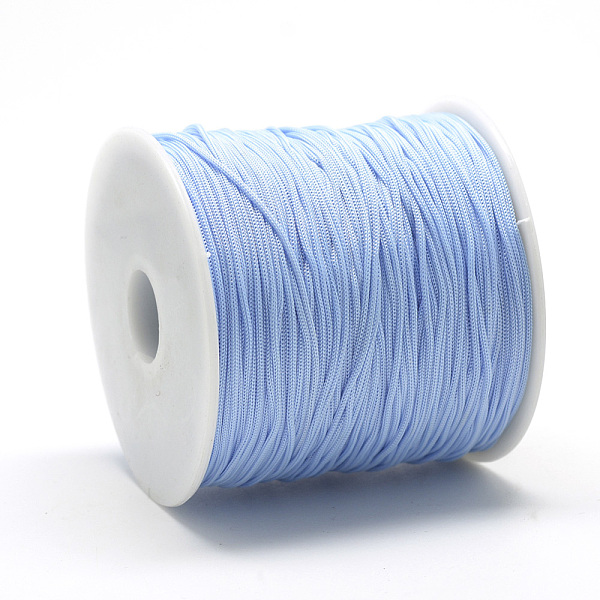 PandaHall Polyester Cords, Light Sky Blue, 0.8mm, about 131.23~142.16 yards(120~130m)/roll Polyester
PandaHall Polyester Cords, Light Sky Blue, 0.8mm, about 131.23~142.16 yards(120~130m)/roll Polyester
