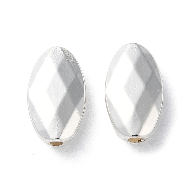 PandaHall Alloy Beads, Long-Lasting Plated, Faceted, Oval, Silver, 14x8x4mm, Hole: 1.5mm Alloy Oval
PandaHall Alloy Beads, Long-Lasting Plated, Faceted, Oval, Silver, 14x8x4mm, Hole: 1.5mm Alloy Oval