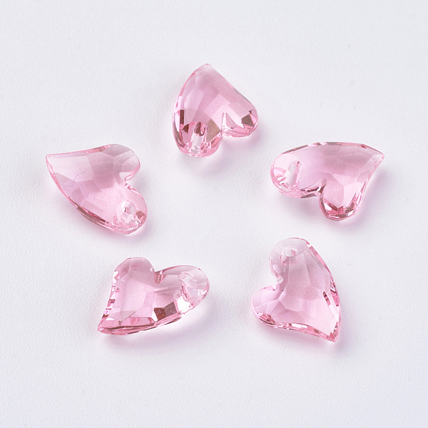 PandaHall Transparent Acrylic Charms, Faceted, Heart, Pink, 11x9x4mm, Hole: 0.5mm Acrylic Heart Pink
PandaHall Transparent Acrylic Charms, Faceted, Heart, Pink, 11x9x4mm, Hole: 0.5mm Acrylic Heart Pink