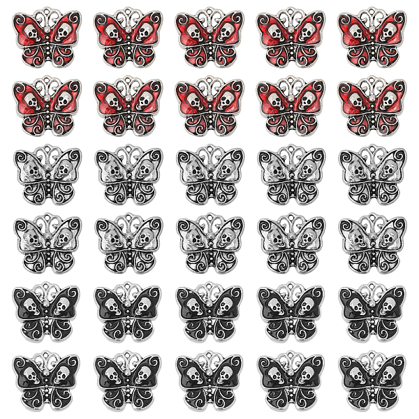 PandaHall CHGCRAFT 30Pcs 3 Style Alloy Pendants Sets, with Enamel, Butterfly with Skull Charm, Antique Silver, 20.5x23x4mm, Hole: 1.2mm...
PandaHall CHGCRAFT 30Pcs 3 Style Alloy Pendants Sets, with Enamel, Butterfly with Skull Charm, Antique Silver, 20.5x23x4mm, Hole: 1.2mm...