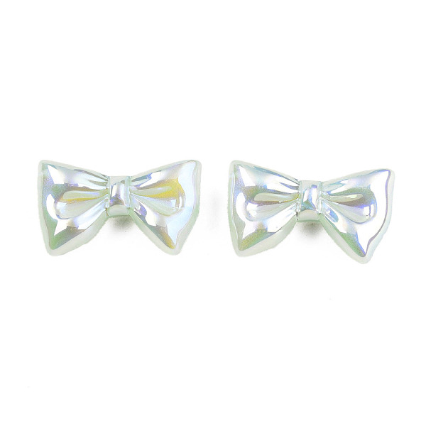 PandaHall Opaque Acrylic Beads, AB Color Plated, Bowknot, Honeydew, 26x44x11mm, Hole: 3mm Acrylic Bowknot Green
PandaHall Opaque Acrylic Beads, AB Color Plated, Bowknot, Honeydew, 26x44x11mm, Hole: 3mm Acrylic Bowknot Green