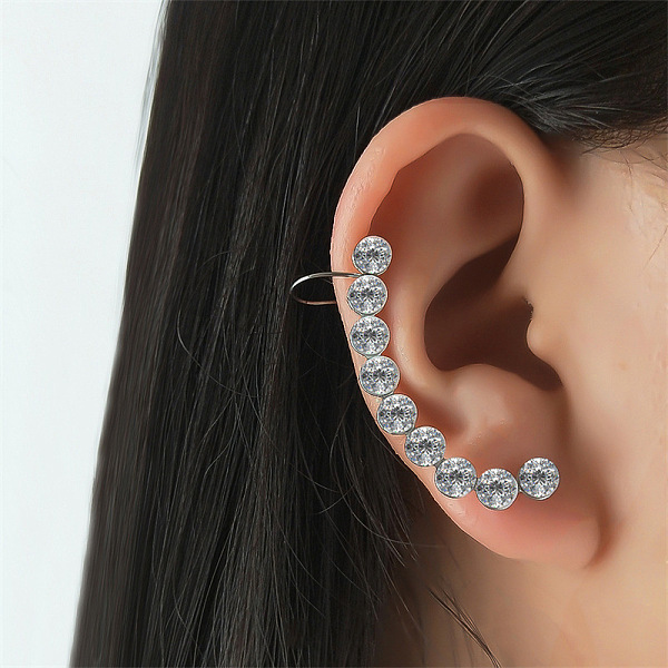 PandaHall Rhinestone Cuff Earrings for Girl Women Gift, 304 Stainless Steel Earrings, Left, 40x5.5mm 304 Stainless Steel Others
PandaHall Rhinestone Cuff Earrings for Girl Women Gift, 304 Stainless Steel Earrings, Left, 40x5.5mm 304 Stainless Steel Others