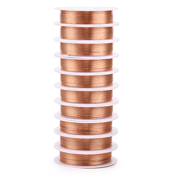 PandaHall Bare Round Copper Wire, Raw Copper Wire, Copper Jewelry Craft Wire, Chocolate, 24 Gauge, 0.5mm, about 22.96 Feet(7m)/roll, 10..., Brown
PandaHall Bare Round Copper Wire, Raw Copper Wire, Copper Jewelry Craft Wire, Chocolate, 24 Gauge, 0.5mm, about 22.96 Feet(7m)/roll, 10..., Brown
