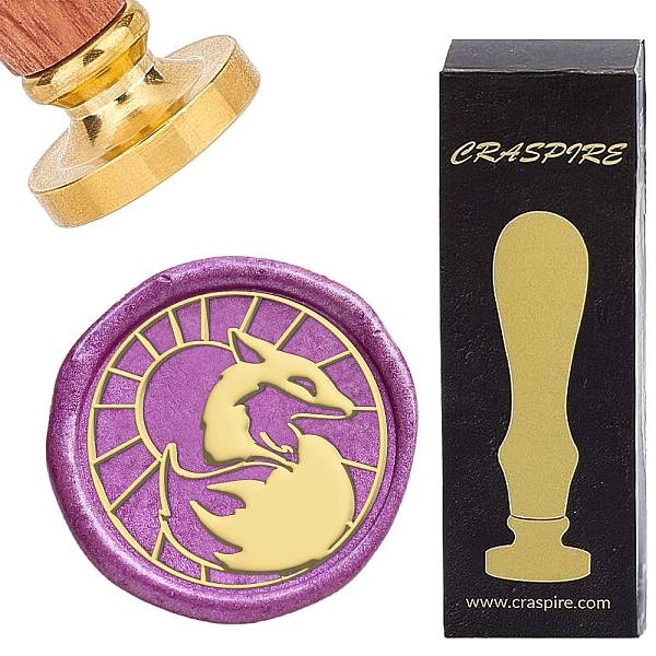 PandaHall Brass Wax Seal Stamps with Rosewood Handle, for DIY Scrapbooking, Fox, 25mm Brass Fox
PandaHall Brass Wax Seal Stamps with Rosewood Handle, for DIY Scrapbooking, Fox, 25mm Brass Fox
