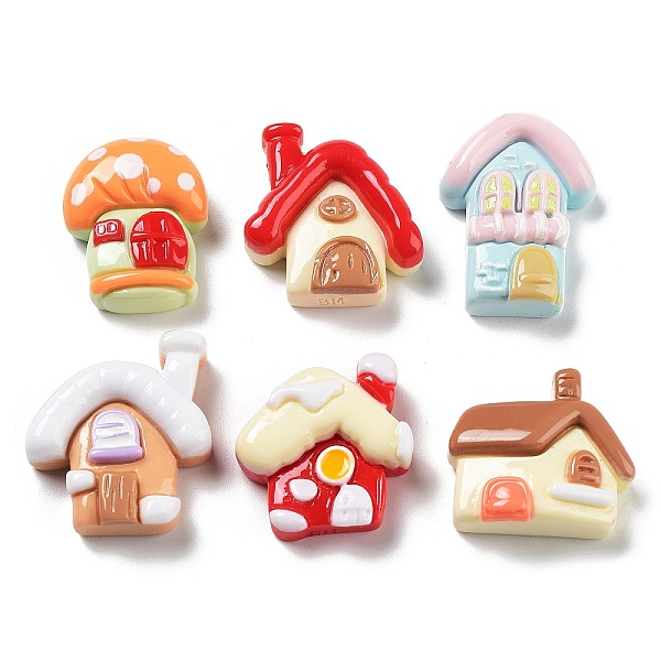 PandaHall Opaque Resin Cabochons, House, Mixed Color, 22.5~26x18~23x7~9mm Resin House Multicolor
PandaHall Opaque Resin Cabochons, House, Mixed Color, 22.5~26x18~23x7~9mm Resin House Multicolor