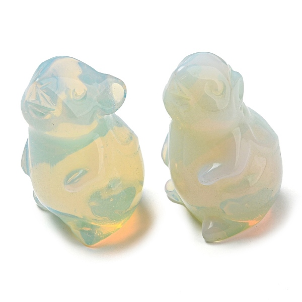 PandaHall Opalite Carved Mouse Figurines, for Home Office Desktop Feng Shui Ornament, 38~39x23~24x24~26mm Opalite Mouse
PandaHall Opalite Carved Mouse Figurines, for Home Office Desktop Feng Shui Ornament, 38~39x23~24x24~26mm Opalite Mouse