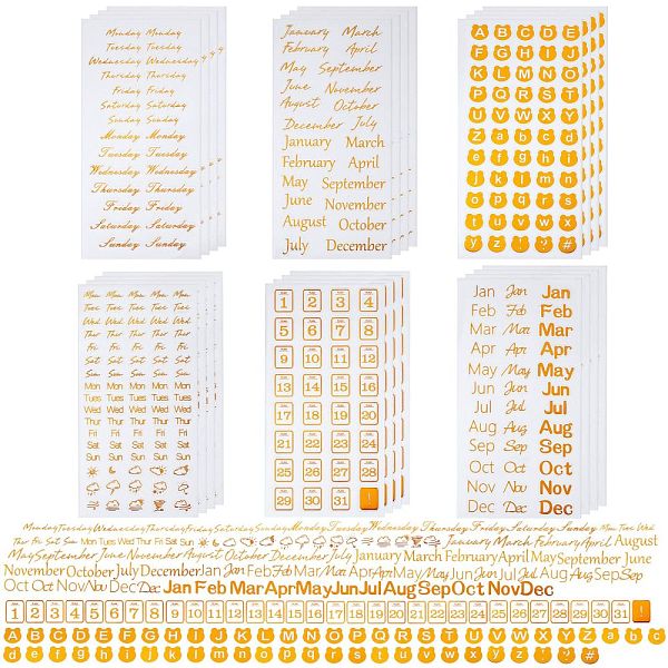 PandaHall 24 Sheets 6 Styles Waterproof PET Adhesive Stickers, Bear with 26 Alphabet and Mark, DIY Gift Hand Account Photo Frame Album..., Multicolor
PandaHall 24 Sheets 6 Styles Waterproof PET Adhesive Stickers, Bear with 26 Alphabet and Mark, DIY Gift Hand Account Photo Frame Album..., Multicolor