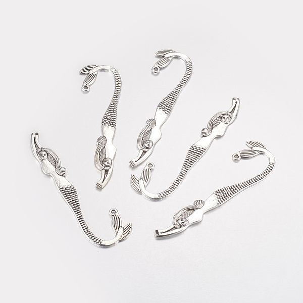PandaHall Tibetan Style Mermaid Alloy Bookmarks, Cadmium Free & Nickel Free & Lead Free, Antique Silver, 81.5x21x3mm, Hole: 3mm, about...
PandaHall Tibetan Style Mermaid Alloy Bookmarks, Cadmium Free & Nickel Free & Lead Free, Antique Silver, 81.5x21x3mm, Hole: 3mm, about...