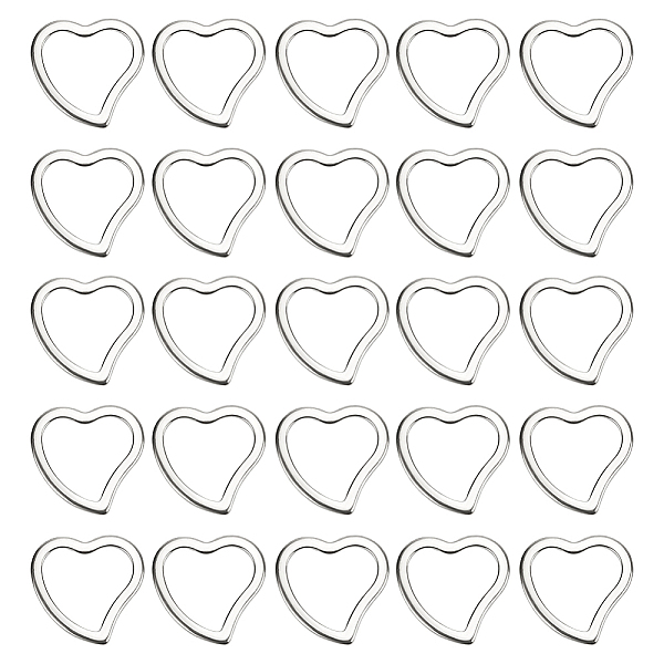 PandaHall SUNNYCLUE 50Pcs 304 Stainless Steel Linking Ring, Heart, Stainless Steel Color, 14.5x15x1.5mm, Inner Diameter: 12x10mm 304...
PandaHall SUNNYCLUE 50Pcs 304 Stainless Steel Linking Ring, Heart, Stainless Steel Color, 14.5x15x1.5mm, Inner Diameter: 12x10mm 304...