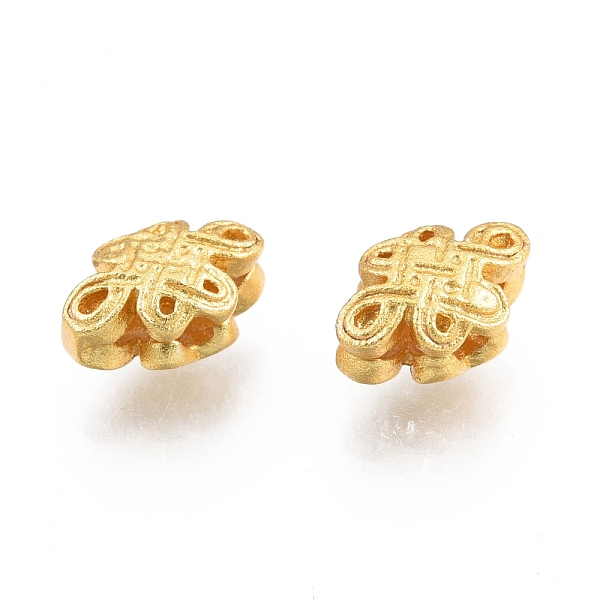 PandaHall Brass Charms, Cadmium Free & Nickel Free & Lead Free, Chinese Knot, Golden, 9x5.5x4.5mm, Hole: 1.2mm Brass Others
PandaHall Brass Charms, Cadmium Free & Nickel Free & Lead Free, Chinese Knot, Golden, 9x5.5x4.5mm, Hole: 1.2mm Brass Others