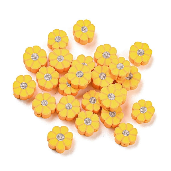 PandaHall Handmade Polymer Clay Beads, Flower, Gold, 8.5x9x4mm, Hole: 1.6mm Polymer Clay Flower Gold
PandaHall Handmade Polymer Clay Beads, Flower, Gold, 8.5x9x4mm, Hole: 1.6mm Polymer Clay Flower Gold