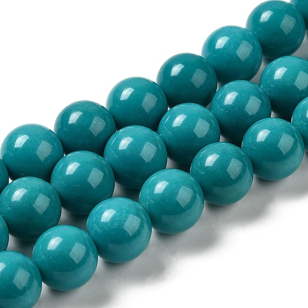 PandaHall Natural Howlite Beads Strands, Dyed, Round, Turquoise, 10mm, Hole: 1mm, about 39pcs/strand, 15.75''(40cm) Howlite Round Green
PandaHall Natural Howlite Beads Strands, Dyed, Round, Turquoise, 10mm, Hole: 1mm, about 39pcs/strand, 15.75''(40cm) Howlite Round Green