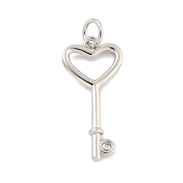PandaHall Rack Plating Brass Pendants, with Jump Ring, Cadmium Free & Lead Free, Long-Lasting Plated, Key, Platinum, 22x10x2mm, Hole: 3mm...
PandaHall Rack Plating Brass Pendants, with Jump Ring, Cadmium Free & Lead Free, Long-Lasting Plated, Key, Platinum, 22x10x2mm, Hole: 3mm...