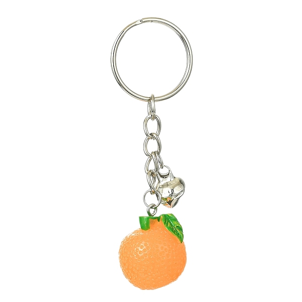 PandaHall Fruit Resin Pendant Keychain, with Iron Split Key Rings and Bell Charms, Orange, 8cm, pendant: 25x21.5x20.5mm Resin Orange
PandaHall Fruit Resin Pendant Keychain, with Iron Split Key Rings and Bell Charms, Orange, 8cm, pendant: 25x21.5x20.5mm Resin Orange