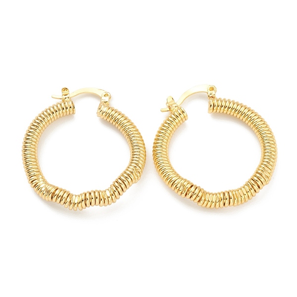 PandaHall Brass Stud Earring Findings, Half Hoop Earrings, Flat Round, Real 18K Gold Plated, 33x30x4mm, Pin: 0.5mm Brass Flat Round
PandaHall Brass Stud Earring Findings, Half Hoop Earrings, Flat Round, Real 18K Gold Plated, 33x30x4mm, Pin: 0.5mm Brass Flat Round
