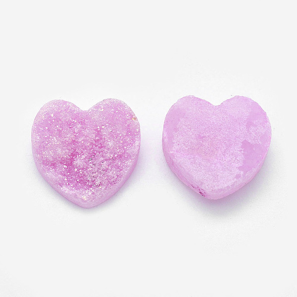 PandaHall Natural Druzy Quartz Crystal Cabochons, Dyed, Heart, Pearl Pink, 14x14x5~7mm Quartz Crystal Heart Pink
PandaHall Natural Druzy Quartz Crystal Cabochons, Dyed, Heart, Pearl Pink, 14x14x5~7mm Quartz Crystal Heart Pink