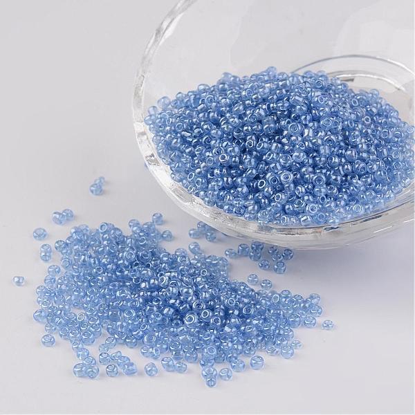 PandaHall Round Glass Seed Beads, Trans. Colours Lustered, Lavender, Size: about 2mm in diameter, hole: 1mm, about 3306pcs/50g Glass Purple
PandaHall Round Glass Seed Beads, Trans. Colours Lustered, Lavender, Size: about 2mm in diameter, hole: 1mm, about 3306pcs/50g Glass Purple