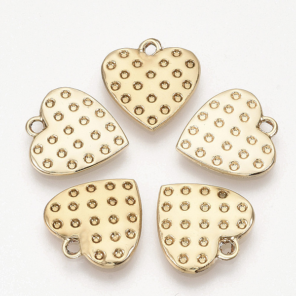 PandaHall Eco-Friendly Alloy Pendant Rhinestone Settings, Heart, Light Gold, 18x17x2mm, Hole: 2mm Alloy Heart
PandaHall Eco-Friendly Alloy Pendant Rhinestone Settings, Heart, Light Gold, 18x17x2mm, Hole: 2mm Alloy Heart