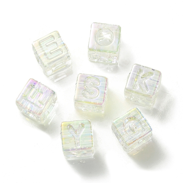 PandaHall UV Plating Rainbow Iridescent Acrylic Beads, Square, White, 12x12x12mm, Hole: 7mm Acrylic Square White
PandaHall UV Plating Rainbow Iridescent Acrylic Beads, Square, White, 12x12x12mm, Hole: 7mm Acrylic Square White