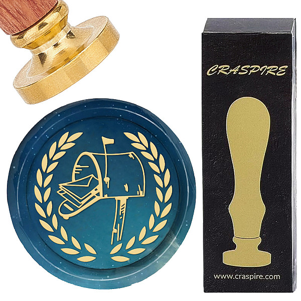 PandaHall CRASPIRE Letter Box Wax Seal Stamps Sealing Wax Stamp 25mm Retro Removable Brass Head with Rosewood Handle for DIY Scrapbooking...
PandaHall CRASPIRE Letter Box Wax Seal Stamps Sealing Wax Stamp 25mm Retro Removable Brass Head with Rosewood Handle for DIY Scrapbooking...