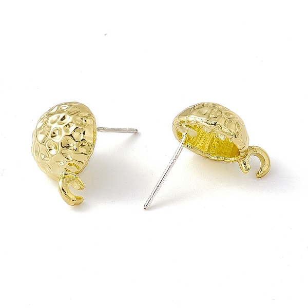 PandaHall Rack Plating Alloy Stud Earring Findings, with 925 Sterling Silver Pins and Vertical Loops, Cadmium Free & Lead Free, Half Round...
PandaHall Rack Plating Alloy Stud Earring Findings, with 925 Sterling Silver Pins and Vertical Loops, Cadmium Free & Lead Free, Half Round...