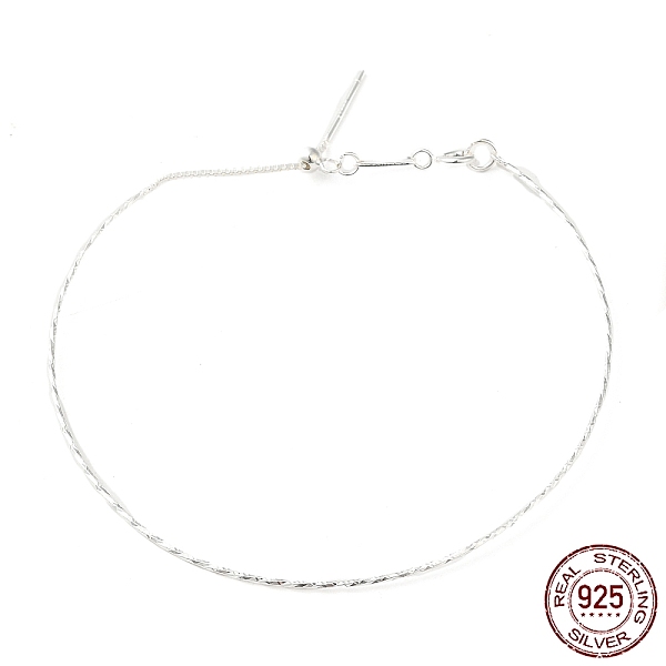 PandaHall 925 Sterling Silver Twisted Bracelets, Adjustable DIY Beadable Bracelets for Women, with S925 Stamp, Silver, 7-1/8 inch(18cm)...
PandaHall 925 Sterling Silver Twisted Bracelets, Adjustable DIY Beadable Bracelets for Women, with S925 Stamp, Silver, 7-1/8 inch(18cm)...