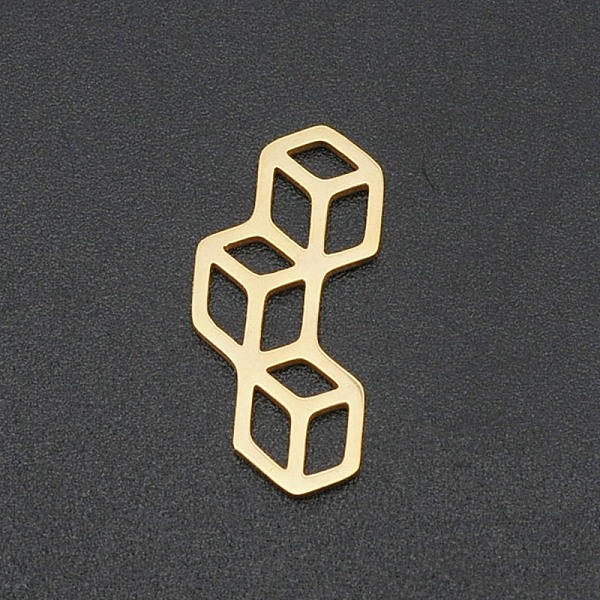 PandaHall 201 Stainless Steel Filigree Joiners Links, Laser Cut, Real 18K Gold Plated, 10x21x1mm 201 Stainless Steel Others
PandaHall 201 Stainless Steel Filigree Joiners Links, Laser Cut, Real 18K Gold Plated, 10x21x1mm 201 Stainless Steel Others