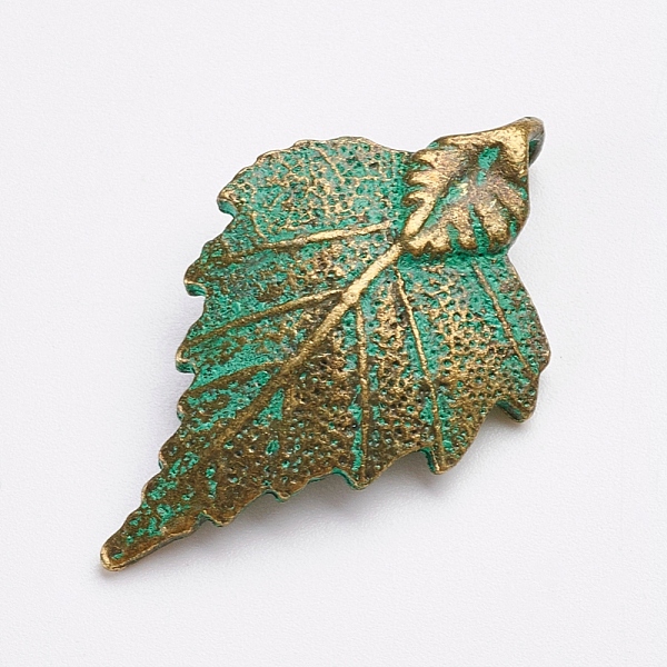 PandaHall Tibetan Style Alloy Pendants, Leaf, Antique Bronze & Green Patina, 34x20x5mm, Hole: 3x4mm Alloy Leaf
PandaHall Tibetan Style Alloy Pendants, Leaf, Antique Bronze & Green Patina, 34x20x5mm, Hole: 3x4mm Alloy Leaf