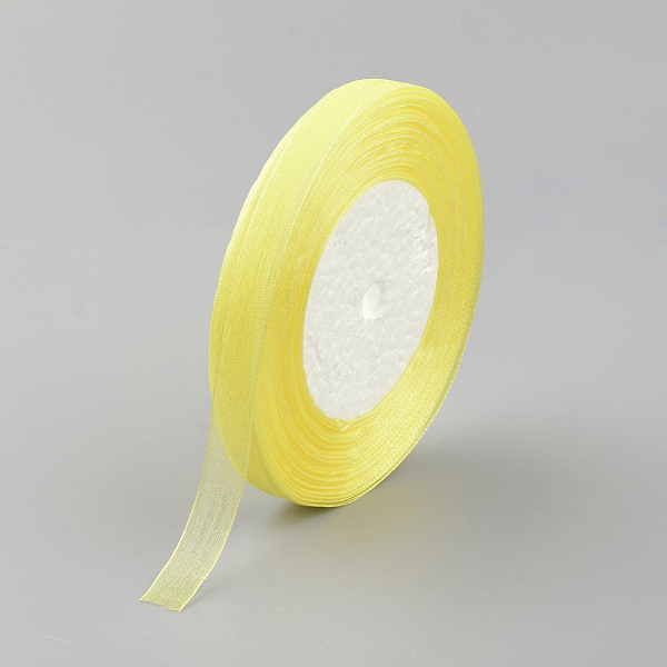 PandaHall Sheer Organza Ribbon, Wide Ribbon for Wedding Decorative, Yellow, 3/4 inch(20mm), 25yards(22.86m) Polyester None Yellow
PandaHall Sheer Organza Ribbon, Wide Ribbon for Wedding Decorative, Yellow, 3/4 inch(20mm), 25yards(22.86m) Polyester None Yellow