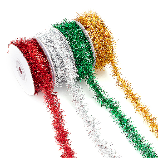 PandaHall FINGERINSPIRE 20Yards Christmas Tinsel Ribbon 4Colors Christmas Tinsel Garland Twist Garland Tinsel Glitter Christmas Tinsel Thin..., Multicolor
PandaHall FINGERINSPIRE 20Yards Christmas Tinsel Ribbon 4Colors Christmas Tinsel Garland Twist Garland Tinsel Glitter Christmas Tinsel Thin..., Multicolor