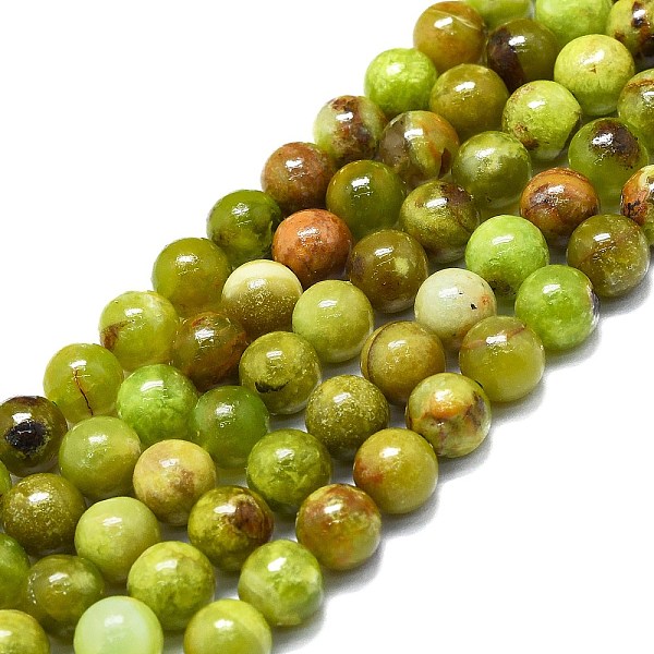 PandaHall Natural Green Opal Beads Strands, Round, 8mm, Hole: 0.8mm, about 48~52pcs/strand, 15.35''~16.54''(39~42cm) Green Opal Round
PandaHall Natural Green Opal Beads Strands, Round, 8mm, Hole: 0.8mm, about 48~52pcs/strand, 15.35''~16.54''(39~42cm) Green Opal Round