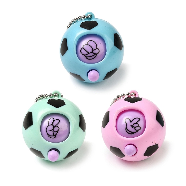 PandaHall Plastic Rock Paper Scissors Random Toy, Mini Toy Iron Ball Chain, for Children Party, Football, Mixed Color, 6.85cm Plastic..., Multicolor
PandaHall Plastic Rock Paper Scissors Random Toy, Mini Toy Iron Ball Chain, for Children Party, Football, Mixed Color, 6.85cm Plastic..., Multicolor