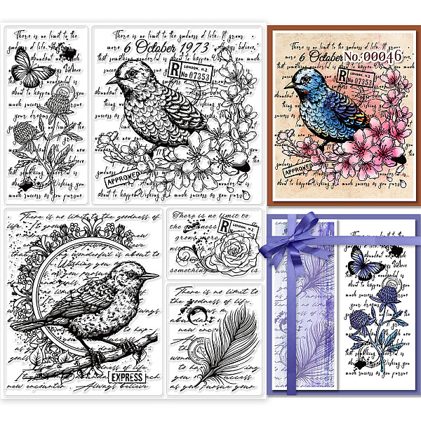 PandaHall PVC Stamps, for DIY Scrapbooking, Photo Album Decorative, Cards Making, Stamp Sheets, Film Frame, Bird Pattern, 21x14.8x0.3cm...
PandaHall PVC Stamps, for DIY Scrapbooking, Photo Album Decorative, Cards Making, Stamp Sheets, Film Frame, Bird Pattern, 21x14.8x0.3cm...