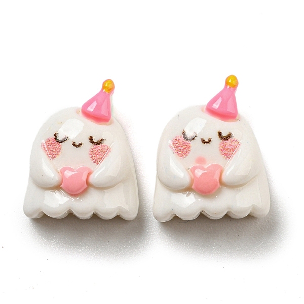 PandaHall Halloween Opaque Resin Decoden Cabochons, Small Ghost with Heart, Pink, 13.5x11x7mm Resin Ghost Pink
PandaHall Halloween Opaque Resin Decoden Cabochons, Small Ghost with Heart, Pink, 13.5x11x7mm Resin Ghost Pink
