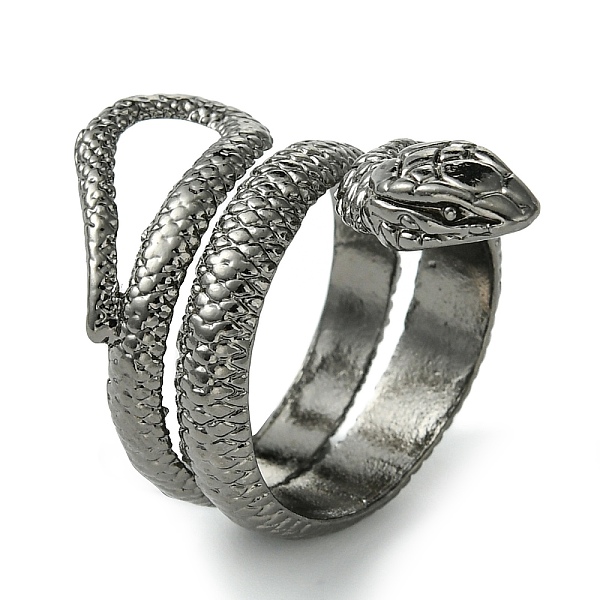 PandaHall Snake Alloy Wrap Open Cuff Rings, Lead Free & Cadmium Free, Gunmetal, 30mm, Inner Diameter: 19mm Alloy Snake
PandaHall Snake Alloy Wrap Open Cuff Rings, Lead Free & Cadmium Free, Gunmetal, 30mm, Inner Diameter: 19mm Alloy Snake