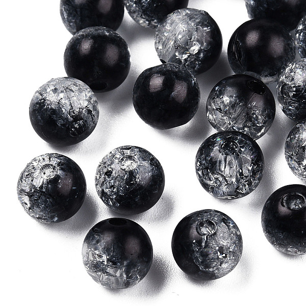 PandaHall Transparent Crackle Acrylic Beads, Round, Black, 10mm, Hole: 2mm, about 943pc/500g Acrylic Round Black
PandaHall Transparent Crackle Acrylic Beads, Round, Black, 10mm, Hole: 2mm, about 943pc/500g Acrylic Round Black