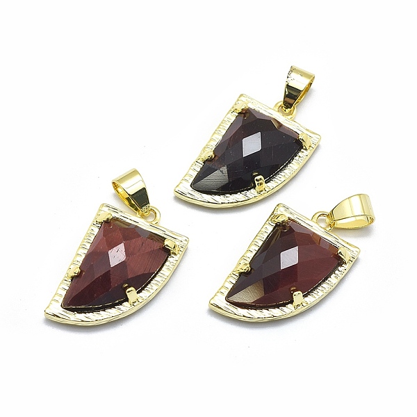 PandaHall Natural Tiger Eye Pendants, with Brass Findings, Knife, Faceted, Golden, 23x14x6mm, Hole: 5.5x3.5mm Tiger Eye Tool
PandaHall Natural Tiger Eye Pendants, with Brass Findings, Knife, Faceted, Golden, 23x14x6mm, Hole: 5.5x3.5mm Tiger Eye Tool