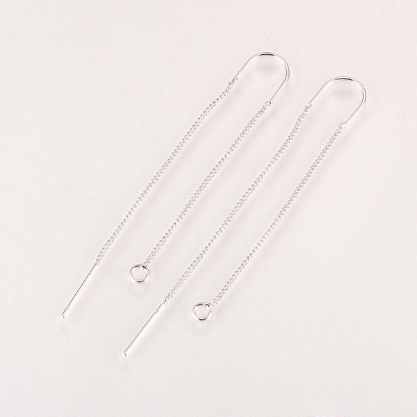 PandaHall Brass Stud Earring Findings, Ear Threads, Nickel Free, Real Platinum Plated, 103mm, Hole: 2mm, Pin: 0.8mm Brass Others
PandaHall Brass Stud Earring Findings, Ear Threads, Nickel Free, Real Platinum Plated, 103mm, Hole: 2mm, Pin: 0.8mm Brass Others
